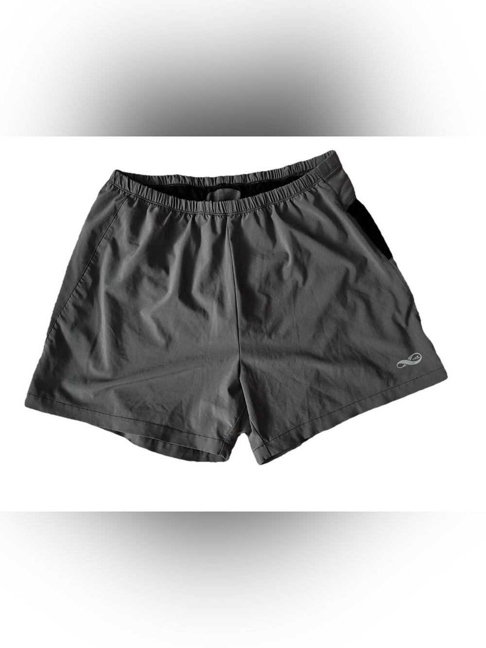 REI Co-op OXT performance Shorts Gray 5” Inseam Brief Lined Men’s Size L